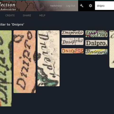result of text search in Rumsey