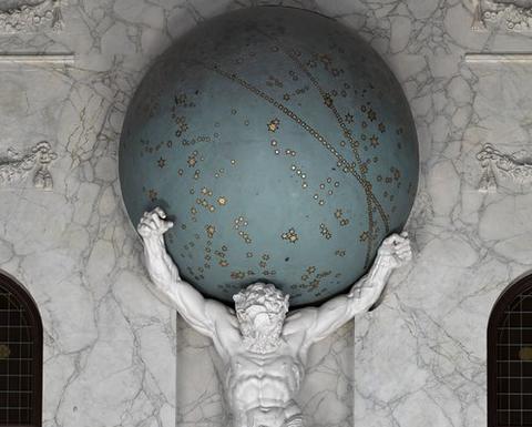 sculpture of Atlas